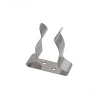 Stainless Steel Boat Hook Spring Clip Holder Silver(Large)