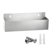 Stainless Steel Bottle Storage Rack For Bar Drink Organizer Wall Shelf | 304 Stainless Steel Bottle Holder Features A Heavy Duty Wall Mounted Single Row Design For Organizing And Storing Bottles