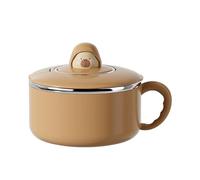 Stainless Steel Bowl - 20.5 X 16 X 14cm Large Capacity Dinnerware | Compact Stainless Draining Salad Container For Lunch - For Sandwiches Vegetable Dormitory Home Kitchen Commuting Workplace