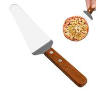 Stainless Steel Cake Server - Wooden Handle Pizza Shovel | Triangular Cheese Spatula | Baking Utensils, Steak Spatula For Pizza Cake Pastry, Western Restaurant Tools