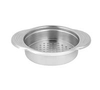 Stainless Steel Can Drainer Strainer Tuna Can Oil Press Squeezer Durable Resistant Kitchen Tool for Draining Food Cans Oil Water 304 Stainless Steel 11.5x9.2x2.5cm