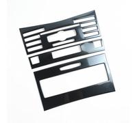 Stainless Steel CD Panel Frame For pour mercedes E Class W212 2009-2011 | Carbon Fiber Look, 3-piece Set, Easy Tape Installation, Protection, Luxury Interior Upgrade