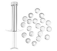 Stainless Steel Clay Extruder Set - Pottery Press 20 Interchangeable Tips, Detachable Durable Desi, Easy Application | Sculpturing Tool For Ceramic Crafting