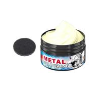Stainless Steel Cleaning Paste - Powerful Kitchen Rust Remover | Stain Remover | Multi-Functional Cleaner for Black Grime on Pot Bottoms and Refinishing Stainless Steel Cookware 5x5x4cm Size