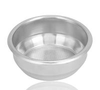 Stainless Steel Coffee Filter, Stainless Steel Filter Basket, Reusable Double Doses Professional Coffee Machine Accessory for Home and Cafe