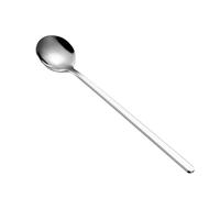 Stainless Steel Coffee Spoon Round for Head Spoon Korean Style Vintage Teaspoons Easy to Use and Clean Tableware Honey M Coffee Mixing Spoonst