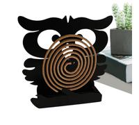 Stainless Steel Coil Holder - Incense Burner Wall Mountable | Coil Incense Holder | Coils Rack for Home | Owl-Shaped Racks Stand Supplies Storage Portable for Outdoor Altar Room Yoga Patio