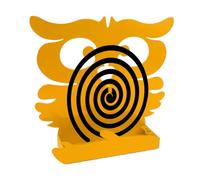 Stainless Steel Coil Holder - Incense Burner Wall Mountable | Coil Incense Holder | Coils Rack for Home | Owl-Shaped Racks Stand Supplies Storage Portable for Outdoor Altar Room Yoga Patio