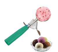 Stainless Steel Cookie Scoop-Heavy Duty Spring Action Trigger, Professional Meatball & Dough Portioner, Food Grade Metal Baller, Dishwasher Safe Kitchen Tool | For Baking