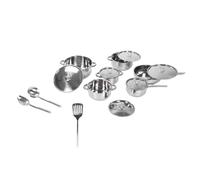 Stainless Steel Cookware Set, 4 Pots & 2 Pans