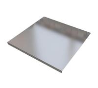 Stainless Steel Cutting Board | 15.7in X 11.8in X 0.4in, Double Sided, Silver | Kitchen Chopping Board, Non-Porous | Bakery Meat Fruit Prep B́oard, Easy Clean