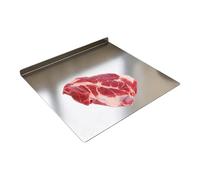 Stainless Steel Cutting Board - Lip Large Non Slip, Chopping Tool Countertop Raw, Cooked Bread Pastry Sushi Butcher | Raw Cooked Bread Pastry Sushi Butcher Home Restaurant Camping Picnic