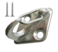 Stainless Steel Dog Leash Hook - Heavy-Duty Rust-Proof Wall Mount for Indoor and Outdoor Use | Chew-Resistant Enclosed Pet Leash Holder | Professional Grade Security for Grooming Salons
