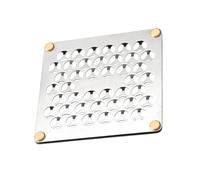 Stainless Steel Drink Coasters | Double-Layer Metal Anti-Scalding Coasters for Cup, Bottle & Cookware | Table Accessories for Kitchen, Dining, Party, Travel, Home & Holiday