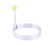 Stainless Steel Egg Rings Set | 4 Shapes Heart Star Round Flower | Pancake Former for Breakfast Cooking | Easy Grip Handle & Quick Upkeep