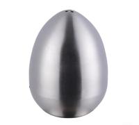 Stainless Steel Egg Shaker Salt Pepper Shaker Silver(silver)