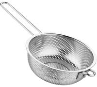 Stainless Steel Fine Mesh Strainer, Fine Mesh Sifter, Efficiently Filters and Drains Various Ingredients, Stainless Steel, Frying Spoon