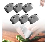 Stainless Steel Finger Guard, 2025 New Finger Protector for Cutting Food, Fingers Guards Safe Slicing Tool, Suitable for Cutting, Chopping, Dicing, Slicing, and Other Operations (A02-6PC)