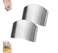 Stainless Steel Finger Guard, Finger Guards for Cutting Food, 2025 New Stainless Steel Cutting Fingers Guard, Slicing Tool Fingers Protector for Kitchen Dicing and Food Prep (2pcs)