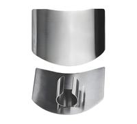 Stainless Steel Finger Guard - Slicing Finger Protector, Hand Protection Kitchen Tool for Safe Food Cutting, Fingers Shield for Vegetables, Fruits, Meat, Cucumber, Carrot, Potato, Cooking Prep Gadget