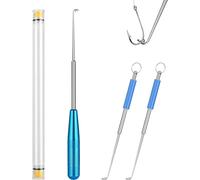 Stainless Steel Fish Hook Remover, 3pcs Disgorger For Fishing, Fishing Detacher With Storage Tube, Extractor Hook Fish Hook Remover Tool Kit