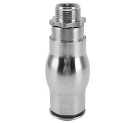 Stainless Steel Frothy Nozzle | Champagne Bubble Water Fountain Sprayer | 304 Stainless Steel Nozzle for Ponds/Gardens/Patios | 90 Degree Jet Angle Landscape Pool Feature (G1'')