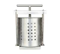 Stainless Steel Fruit Wine Press,2.5L Spiral Cheese Squeezer,Fruit Juicer Manual Press - for Home Cooks Parents Chefs Beekeepers Holiday Gatherings Meal Prep Daily Cooking RV Apartment Hotel