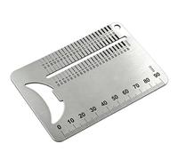 Stainless Steel Gap Width Measuring Card, Clearance & Spàrk Plug Ruler