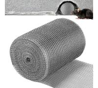 Stainless Steel Garden Mesh | Double couche Flexible Wire Screen 5in X 19.68-49.21ft Roll | Hole Blocking Mesh For Squirrel, Snail, Prevention | Durable Vent, Clence, And Garden Protection | Rust
