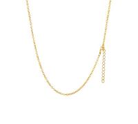 Stainless Steel Gold Italian Chain Necklace Women 22 Inch Rolo DIY Chains for Pendant 2MM Slim Choker Chain for Sisters