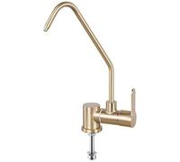 Stainless Steel Gold Swivel Front Window Brushed Sink Filter System Kitchen Osmosis Faucet-D (Color : B.) Drinking Water Faucet