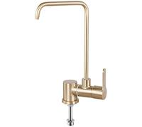 Stainless Steel Gold Swivel Front Window Brushed Sink Filter System Kitchen Osmosis Faucet-D (Color : B.) Drinking Water Faucet