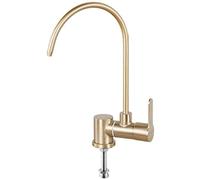 Stainless Steel Gold Swivel Front Window Brushed Sink Filter System Kitchen Osmosis Faucet-D (Color : B.) Drinking Water Faucet