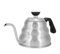 Stainless Steel Gooseneck Coffee Kettle, Pour Over Coffee Pot, Precision Pour Long Spout Design for Controlled Water Flow, 1200ml Capacity with Lid, Ideal for Home Barista Brewing (1000ml)