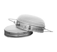 Stainless Steel Honey Strainer - Bee Keeping Extract Tools with Adjustable Handles, Bee Sieve Honey Strainer with Extendable Arms, Double Mesh Filter for Debris Removal and Pure Honey Extraction