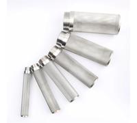 Stainless Steel Hose Barb Filter 20-63mm Lengthened Full Body Stainless Steel Filter Mesh Male/Female Thread Garden Irrigation Hose Aquarium Pipe(Female-25mm)