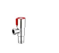 Stainless Steel Hot And Cold Angle Valve, Large Flow Triangle Water Stop Switch 3/4"(F)