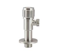 Stainless Steel Hot And Cold Angle Valve, Large Flow Triangle Water Stop Switch 3/4"(Long O)