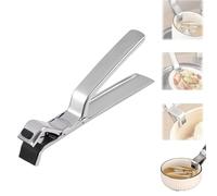 Stainless Steel Hot Plate Gripper Clips, 2026 New Anti-Scalding Non-Slip Stainless Steel Gripper, Multi Angle Pan Clips Tool, Kitchen Utensil For Bowls Pans Dishes (1Pcs)