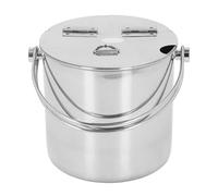 Stainless Steel Ice Bucket | Flip Lid Handle for Quick Access | Insulated Ice Bucket for Wine/Beverages/Parties | Portable & Sealed Design