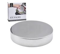 Stainless Steel Ice Pack - Lunch Box Cooler Freeze Pack, Long Lasting Chill Solution | Camping Hiking Picnic Sporting Event Food Storage, Portable Beverage Temperature Control, Durable Reusable