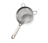 Stainless Steel Kitchen Strainers Set, Fine Quinoa Sieve Fine Mesh Strainers with Long Handles for Tea, Coffee, Food, Flour Filter with Wider Hook (285x140x70mm)