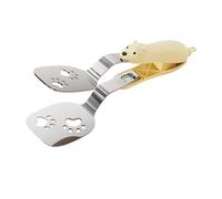 Stainless Steel Kitchen Tong - Metal Tong Turner Tool For Kitchen | Abs Handle With Heat Resistant Design, Food Serving Tool, For Restaurant, Pasta, Steak, Frying, Home Use