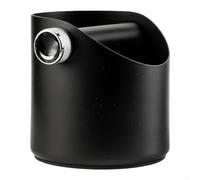 Stainless Steel Knock Box 15.5cm pour espresso Grounds Container(black)