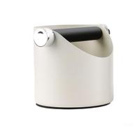 Stainless Steel Knock Box 15.5cm pour espresso Grounds Container(white)