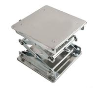 Stainless Steel Lab Stand 75-260mm Lifting Range | Adjustable 75-260mm range, precise handwheel control, 150x150mm pour top plate, stable lifting, lab essential
