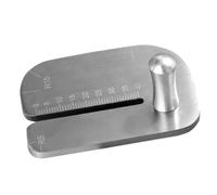 Stainless Steel Leather Pulling Board, Handmade Leatherworking Cut Plate, Manual Cutting Support Tool, Interactive Punching Iron Press Base for Crafting, Stitching, Pricking, Hole Work