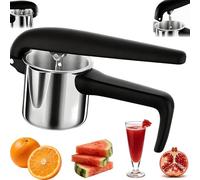 Stainless Steel Lime Squeezer, Hand Press Juicer for Efficient Juice Extraction, Portable Kitchen Tool, Non Slip Grip, for Indoor Home Party Gathering Holiday Festive Event (1PC)