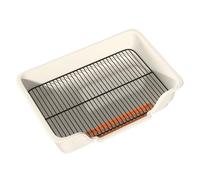 Stainless Steel Litter Box | Potty Training Toilet Tray | Dog Toilet Tray | for Pets Cats Animals Indoor Outdoor Household Apartments Homes