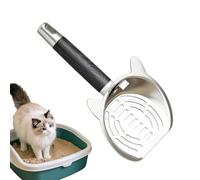 Stainless Steel Litter Scoop - Mesh Metal Shovel, Poop Sifting Tool, Heavy | Mesh Litter Scoop Cat Litter Scooper Stainless Steel Me Home, Farmhouse, Living Room, Bedroom, Pet House, Garden, Yard, Patio
